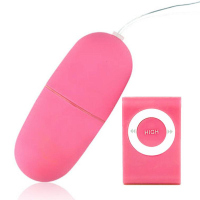 MP3造型遥控跳蛋女用自慰器具器器具电池按摩器 情趣性成人用品 粉色