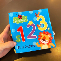 数字布书|宝宝早教撕不烂布书 字母数字颜色形状学习启蒙布艺0-3岁玩具