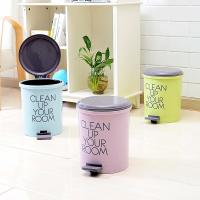 脚踏式垃圾桶家用卫生间大号创意按压纸篓北欧带盖垃圾筒