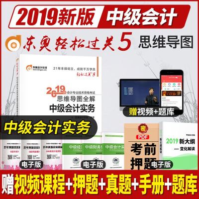 东奥2019中级会计职称考试思维导图全解 轻松过关5 中级会计实务