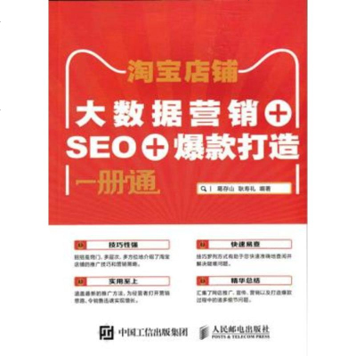 正版 店铺 大数据营销+SEO+打造 一册通 人民邮电出版社 葛存