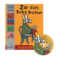 英文原版绘本 Za-Za’s Baby Brother 扎扎的弟弟 附DVD