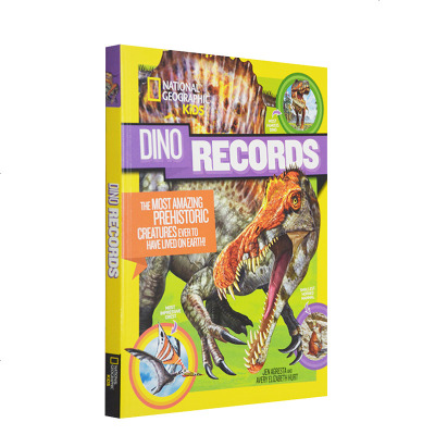英文原版美国国家地理 National Geographic Kids Dino Records 美国国家地理 恐龙