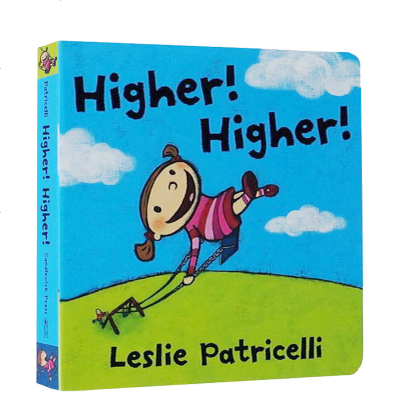 小毛孩英文原版绘本 Higher! Higher! 一根毛脏小孩 名家Leslie Patricelli 幼儿启蒙纸