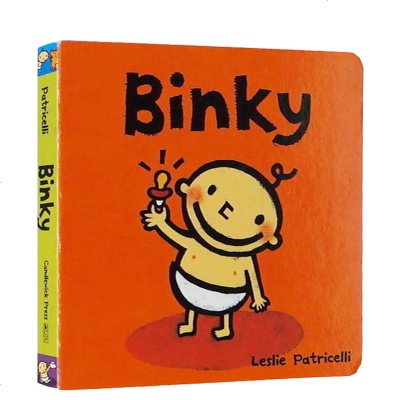 英文原版绘本 Binky 一根毛 脏小孩 名家Leslie Patricelli 英语入启蒙认知 早教纸板书