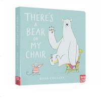 英文原版 There's a Bear on My Chair 有个小熊坐了我的椅子 纸板书 Ross Collin