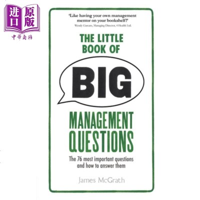 LITTLE BOOK OF BIG MANAGEMENT QUESTIONS 英文原版 培生 大管理 小手册 问题