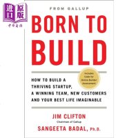 如何用优势创建企业、团队与产品 英文原版 Born to Build 盖洛普董事长Jim Clifton【中商原版】