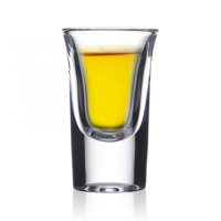 厚底吞杯白酒杯烈酒杯玻璃杯子弹杯酒吧家居常用实用满6只发货 单只平底杯