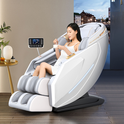 志高(CHIGO)大4D电动按摩椅家用全身多功能SL豪华太空舱 皎白色