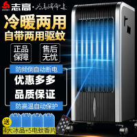 志高(CHIGO)空调扇冷暖两用制冷制热器冷风扇冷风机家用宿舍水气小型空调 冷暖遥控银