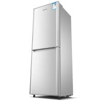 奥克斯(AUX)176L升大容量电冰箱家用小型双开宿舍租房用 特价节能 银色-双门176升