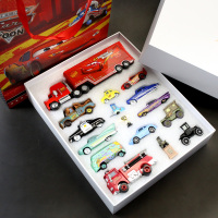 赛车总动员合金小汽车玩具模型礼盒套装 闪电麦昆圣诞生日