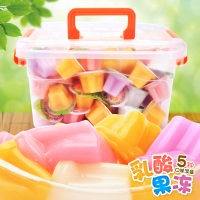 乳酸果冻布丁1斤/2斤/3斤/4斤整箱芒果味水果儿童零食散装多口味网红食品