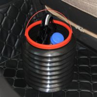 1个 车载垃圾桶箱篓袋汽车内用创意车上车用车内多功能折叠便携式水桶