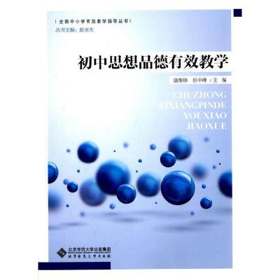 初中思想品德有效教学 9787303188284 正版 岳中锋,康维铎 主编 北京师范大学出版社