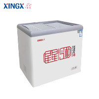 星星（XINGX）SD/SC-165C 商用冰柜卧式玻璃门展示柜饮料柜冷藏保鲜陈列柜单温急冻雪柜小冷柜