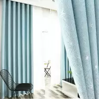 窗帘遮光卧室现代简约加厚特价窗帘成品客厅窗帘布料