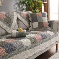 四季全棉防滑沙发垫布艺纯棉夏季坐垫组合通用皮沙发巾套