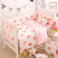 婴儿床床围纯棉婴儿床上用品套件宝宝儿童婴儿床围新生儿床品