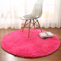 圆形地毯吊篮垫卧室床边地毯客厅茶几垫榻榻米飘窗可地毯地垫