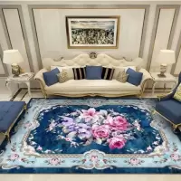 欧式地毯客厅中式地毯客厅茶几地毯卧室床边榻榻米地毯防滑地垫