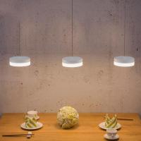 北欧餐厅吊灯纳丽雅三头现代简约客厅餐吊灯极简饭厅餐桌灯具