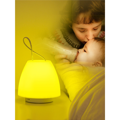 手提遥控小夜灯充古达电卧室床头婴儿哺乳喂奶可调节亮度柔光台灯