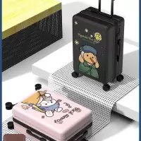 韩版行李箱女可爱学生印花拉杆箱登机箱子小清新大型旅行箱包