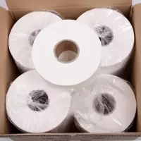 原木商务大盘纸厕所卷筒纸家用卷纸酒店卫生纸大卷纸|[400克6卷]大盘纸薄纸芯