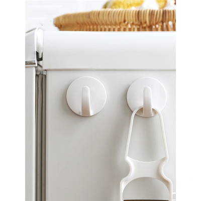 2个装冰箱磁铁挂钩磁吸厨房油烟机纳丽雅挂钩免打孔强力磁贴力置物粘钩