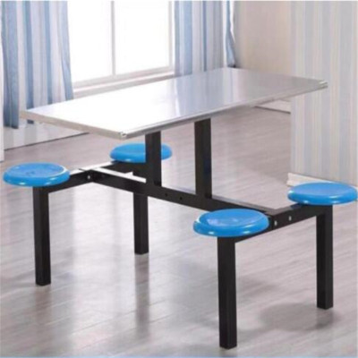 环杰长方形餐桌HJ-578公司食堂餐桌四人位不锈钢餐桌