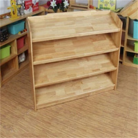 环杰幼儿园专用实木书柜120*30*95cm橡木立式书柜