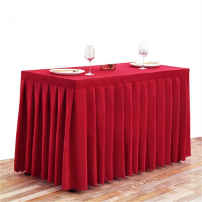 环杰桌群台布会议桌桌布长方形台布120×60×75CM