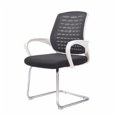 环杰电脑椅办公椅HJ-1015时尚简约弓形椅-黑网