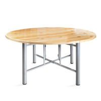 环杰食堂餐桌1.5米大圆桌可折叠HJ-1386