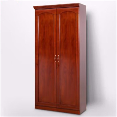 环杰2米高两门木质衣柜HJ-1435简易拉门组装柜子