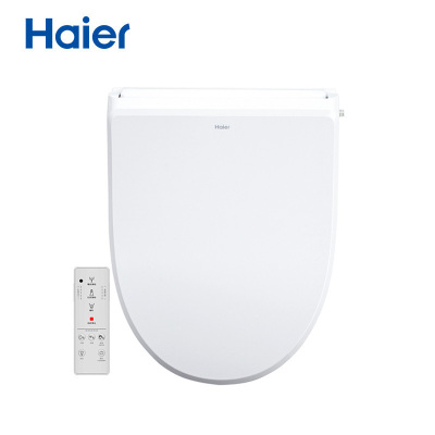 海尔(Haier)智能马桶盖 短款遥控洁身器移动冲洗功能座圈加热坐便器盖V-158PLUS X-S16