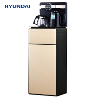 HYUNDAI饮水机家用智能全自动下置水桶小型立式泡茶艺多功能茶吧机全自动智能小型桶装水 BD-B12炫雅金冰热款