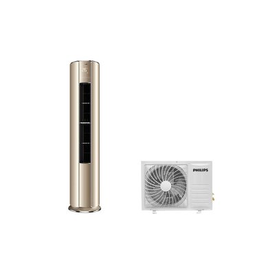 飞利浦(Philips)空调3匹 32-48㎡适用新1级变频冷暖家用客厅圆柱立式柜机FAC72V1Ea3SR(琉光金)