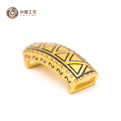 中国工艺 足金饰品3D硬金 黑金手牌 男士黄金饰品 复古金手链 送男友礼物