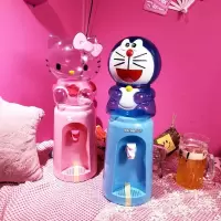 迷你饮水机小型可爱卡通叮当猫熊猫推荐办公8杯水 小型饮水机P9|粉色美乐蒂