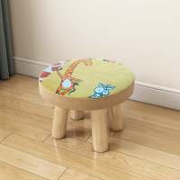 小凳子蘑菇凳实木家用布艺小椅子矮凳换鞋凳脚凳沙发凳创意小板凳