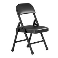 电脑椅简易凳子靠背椅家用简约折叠椅子便携办公椅折叠椅宿舍椅子