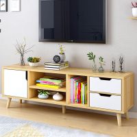 现代电视柜茶几组合北欧实木电视机柜简易客厅卧室地柜小户型