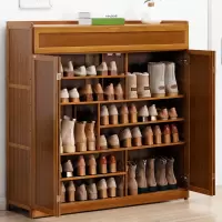 鞋柜特价鞋架子简易多层实木收纳架家具防尘门口玄关储物家用