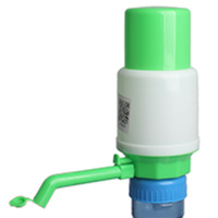 压水器矿泉饮水机水龙头纯净水桶桶装水抽水器支架手压式吸水器泵|白绿色