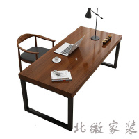 桌电脑桌 台式卧室实木电脑桌北欧简易书桌台式简约家用卧室书房写字台办公长条桌子欧因