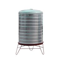 304罐酒罐蓄水塔家用立式加厚不锈钢水箱厨房储水太阳能楼顶|1000斤(直径70高1.1米)