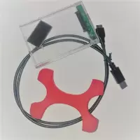 usb3.0移动硬盘盒sata串口笔记本固态机械 2.5寸硬盘盒|透明盒加一米数据线加硅胶套颜色随机